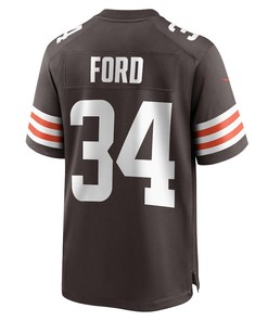 Jerome Ford Cleveland Browns Game Player Jersey - Brown