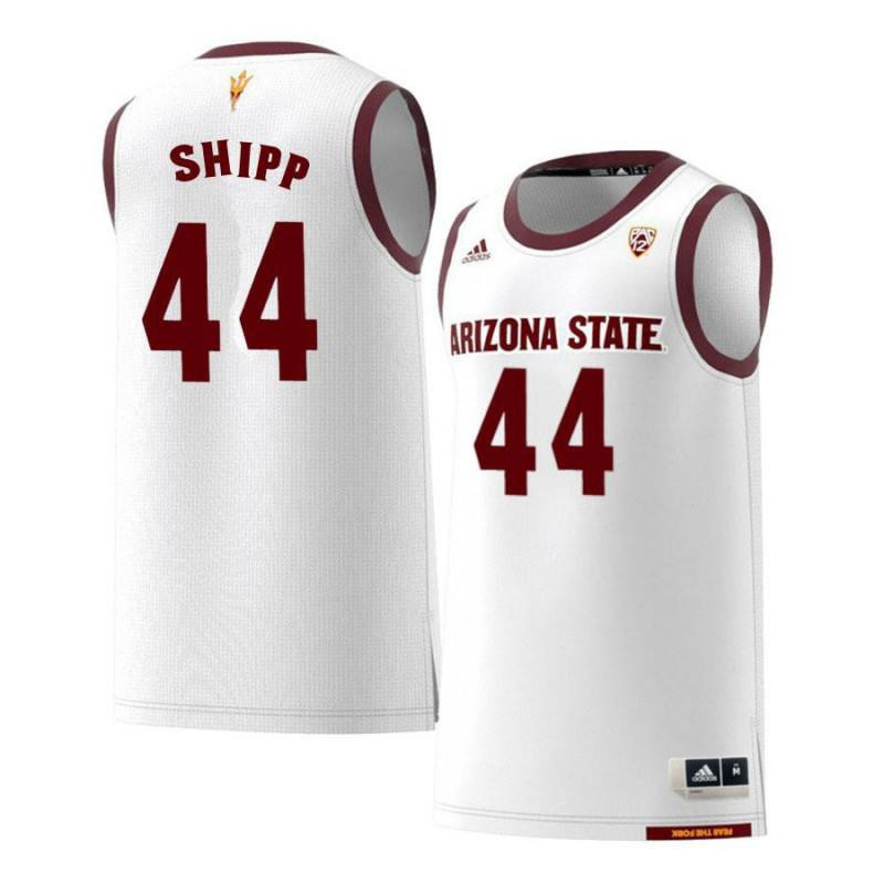 Jerren Shipp 44 Arizona State Sun Devils Retro Basketball Men Jersey - White