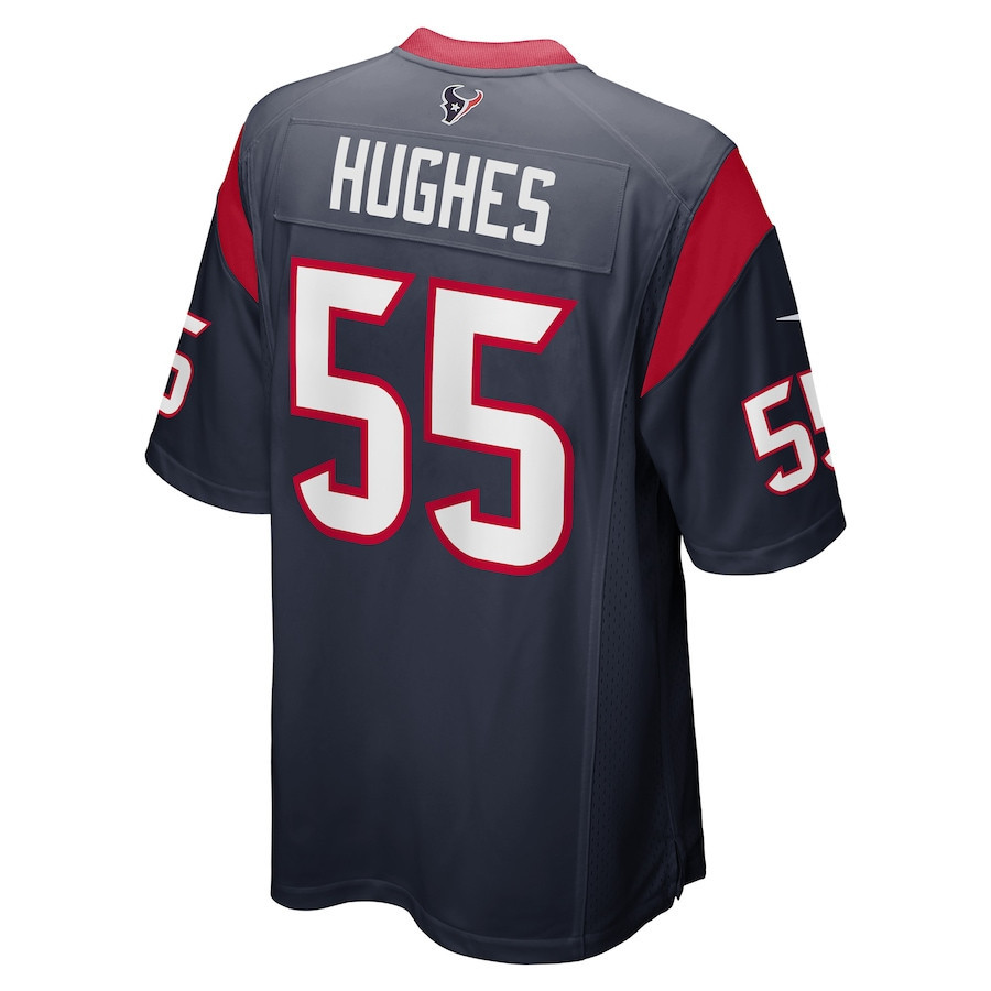 Jerry Hughes Houston Texans Game Player Jersey - Navy