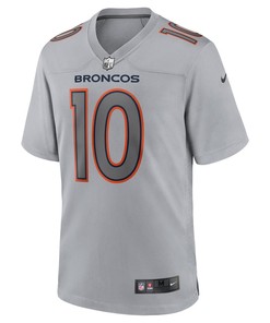 Jerry Jeudy 10 Denver Broncos Atmosphere Fashion Game Jersey - Gray