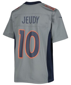Jerry Jeudy 10 Denver Broncos Youth Inverted Team Game Jersey - Gray