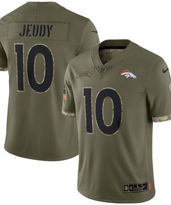 Jerry Jeudy Denver Broncos 2022 Salute To Service Limited Jersey - Olive