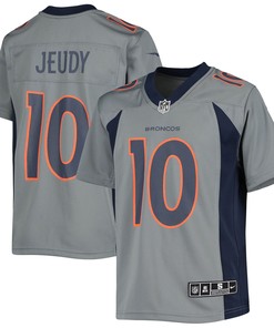 Jerry Jeudy Denver Broncos Inverted Team Game Jersey - Gray Nfl