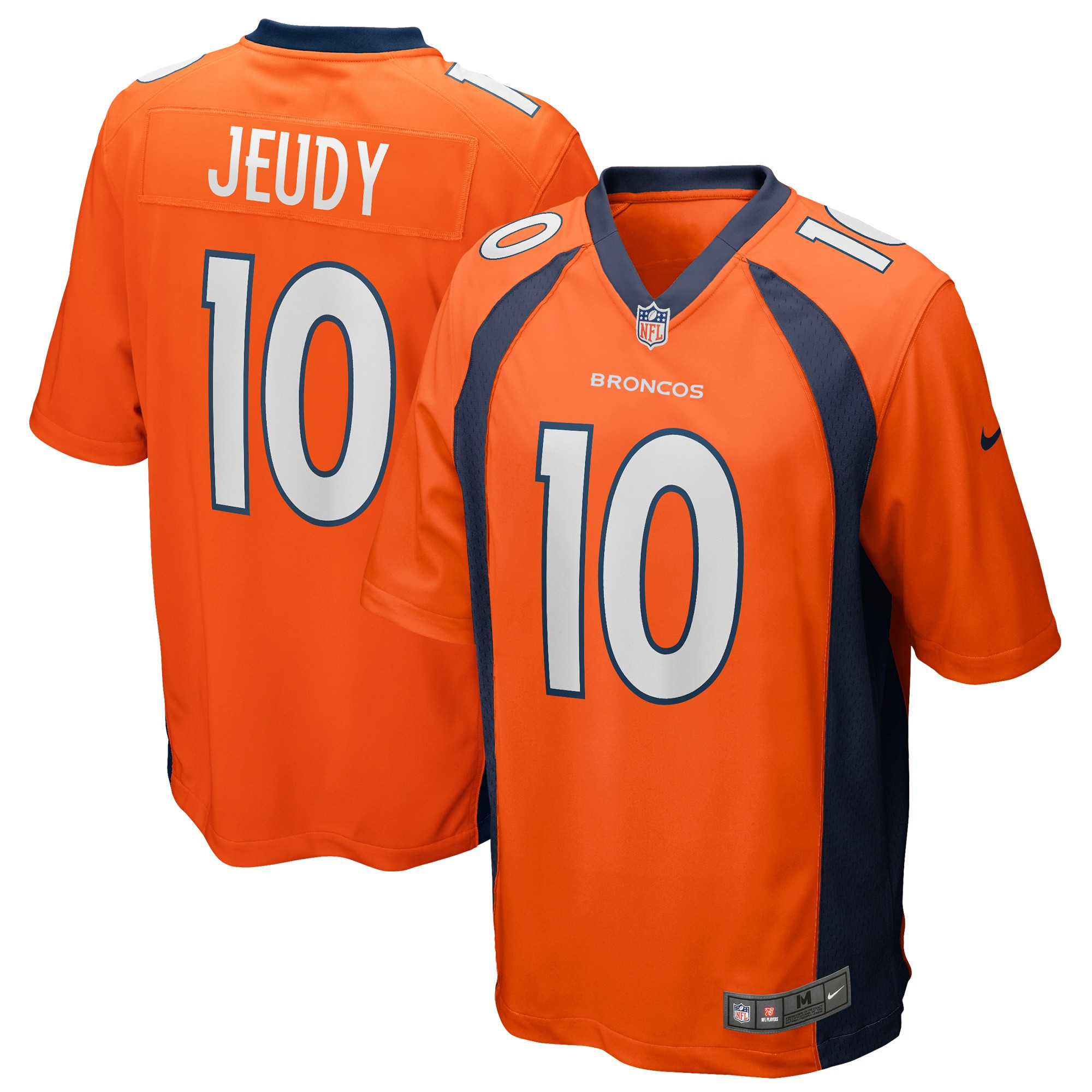 Jerry Jeudy Denver Broncos Player Game Jersey - Orange Nfl
