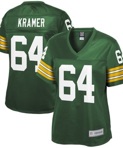 Jerry Kramer Green Bay Packers Nfl Pro Line Womens Retired Player Jersey - Green