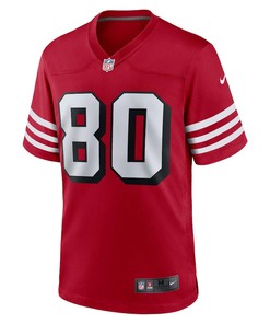Jerry Rice 80 San Francisco 49ers Retired Alternate Game Jersey - Scarlet