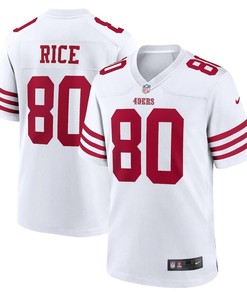 Jerry Rice 80 San Francisco 49ers Retired Player Game Jersey - White