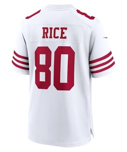 Jerry Rice 80 San Francisco 49ers Retired Player Game Jersey - White