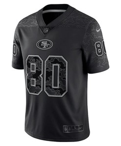 Jerry Rice 80 San Francisco 49ers Retired Player RFLCTV Limited Jersey - Black