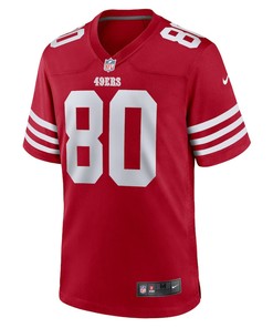 Jerry Rice 80 San Francisco 49ers Retired Team Player Game Jersey - Scarlet