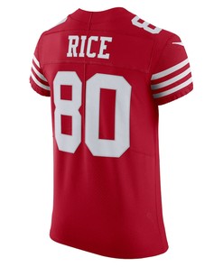 Jerry Rice 80 San Francisco 49ers Vapor Elite Retired Player Jersey - Scarlet