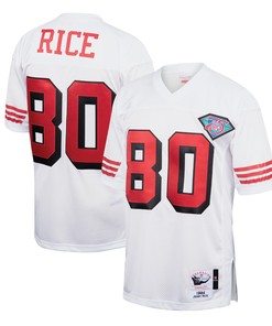 Jerry Rice San Francisco 49ers Mitchell And Ness 1994 Authentic Throwback Retired Player Jersey White Nfl