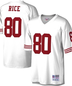 Jerry Rice San Francisco 49ers Mitchell And Ness Legacy Replica Jersey White Nfl