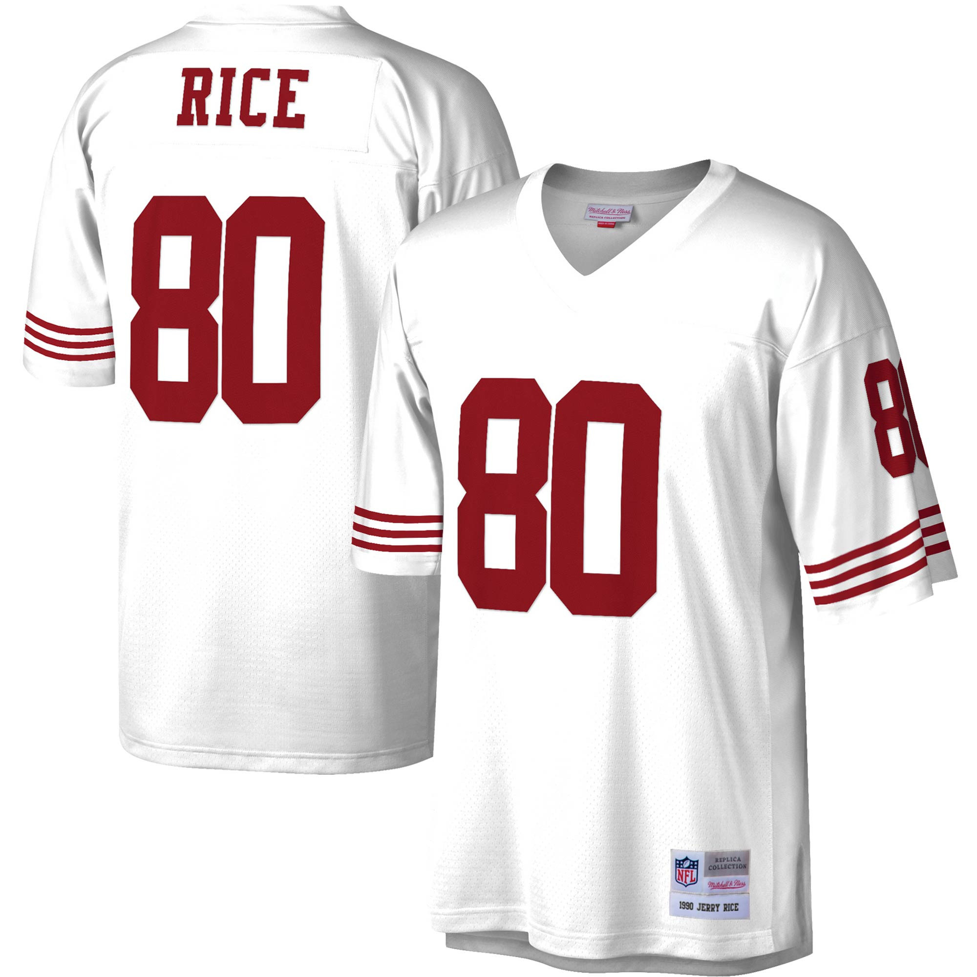 Jerry Rice San Francisco 49ers Mitchell And Ness Legacy Replica Jersey White Nfl