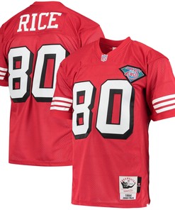 Jerry Rice San Francisco 49ers Mitchell & Ness 1994 Authentic Retired Player Jersey - Scarlet Nfl