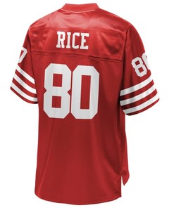 Jerry Rice San Francisco 49ers Nfl Pro Line Retired Player Jersey - Red