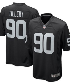 Jerry Tillery 90 Las Vegas Raiders Game Player Jersey - Black