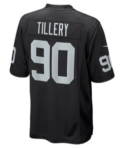 Jerry Tillery 90 Las Vegas Raiders Game Player Jersey - Black