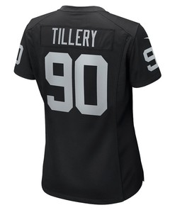 Jerry Tillery 90 Las Vegas Raiders Women's Game Player Jersey - Black