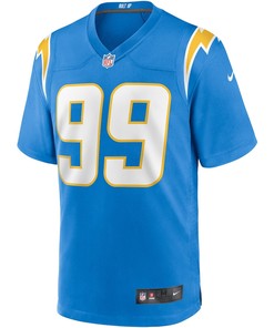 Jerry Tillery 99 Los Angeles Chargers Game Jersey - Powder Blue