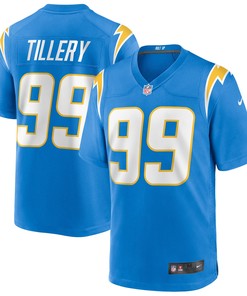 Jerry Tillery Los Angeles Chargers Game Jersey - Powder Blue Nfl