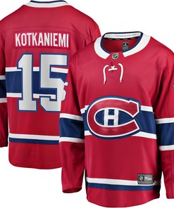 Jesperi Kotkaniemi Montreal Canadiens Fanatics Branded Home Breakaway Player Jersey - Red Nhl