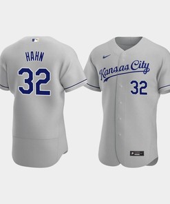 Jesse Hahn 32 Kansas City Royals Gray Road Jersey