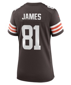 Jesse James Cleveland Browns Women's Game Player Jersey - Brown