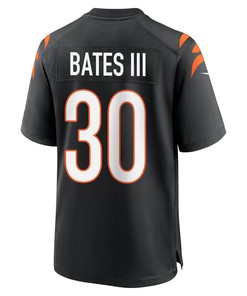 Jessie Bates III 30 Cincinnati Bengals Super Bowl LVII Champions Men Game Jersey - Black