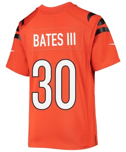 Jessie Bates III 30 Cincinnati Bengals Super Bowl LVII Champions Youth Alternate Game Jersey - Black