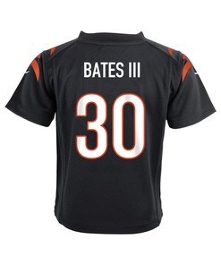 Jessie Bates III 30 Cincinnati Bengals Super Bowl LVII Champions Youth Game Jersey - Black