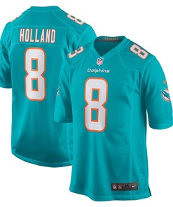 Jevon Holland Miami Dolphins Game Player Jersey - Aqua Nfl