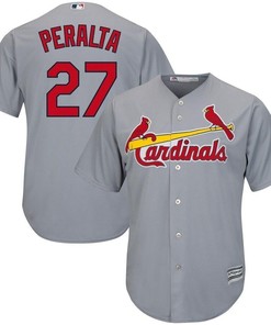 Jhonny Peralta St. Louis Cardinals Official Cool Base Player Jersey - Gray