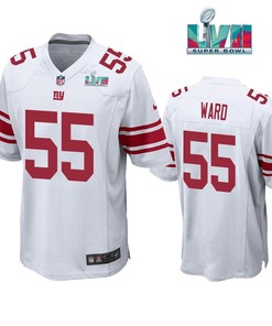 Jihad Ward 55 New York Giants Super Bowl LVII Super Bowl LVII White Men Game Jersey