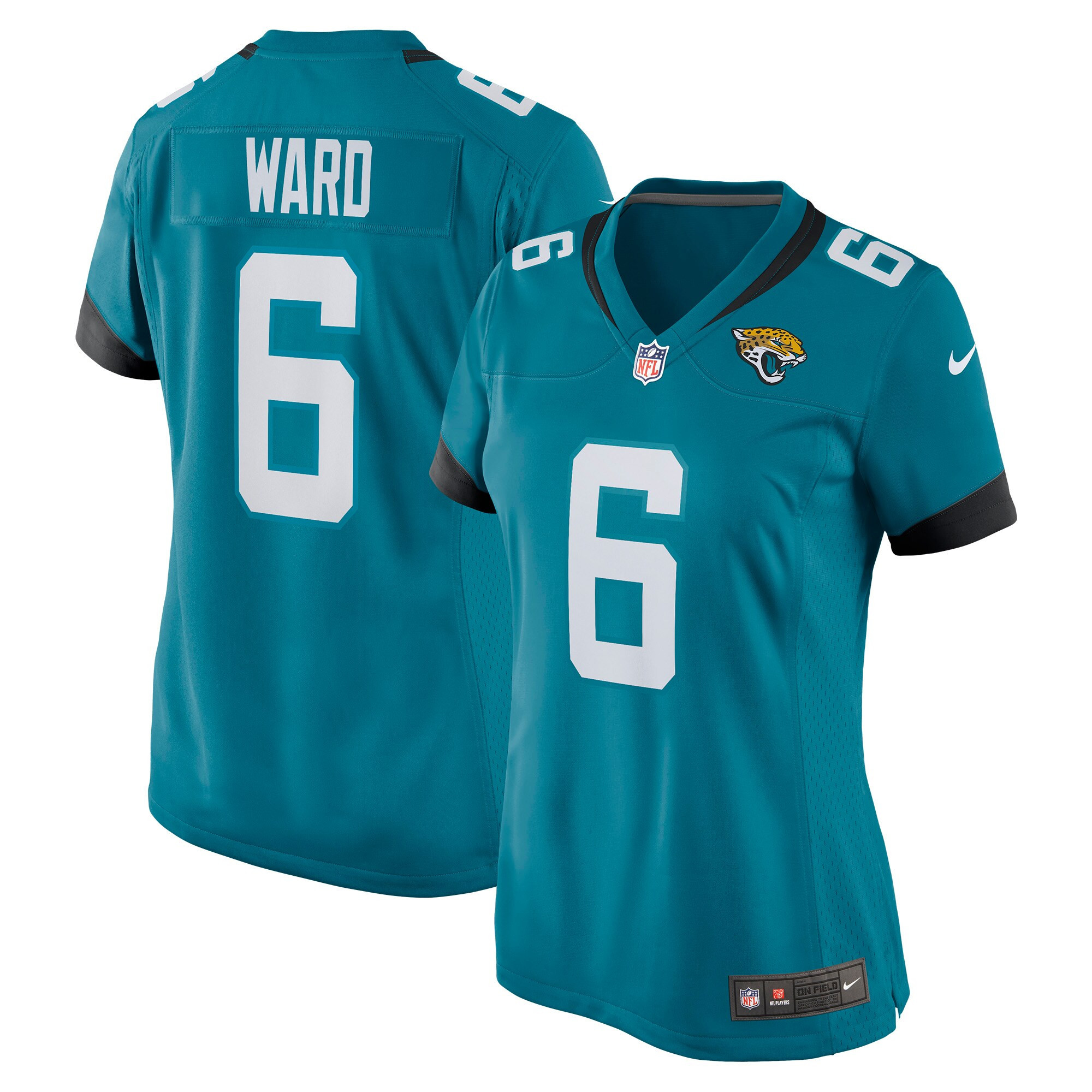 Jihad Ward Jacksonville Jaguars Womens Game Player Jersey - Teal Nfl