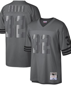 Jim Brown Cleveland Browns Mitchell & Ness 1963 Retired Player Metal Legacy Jersey - Charcoal Nfl