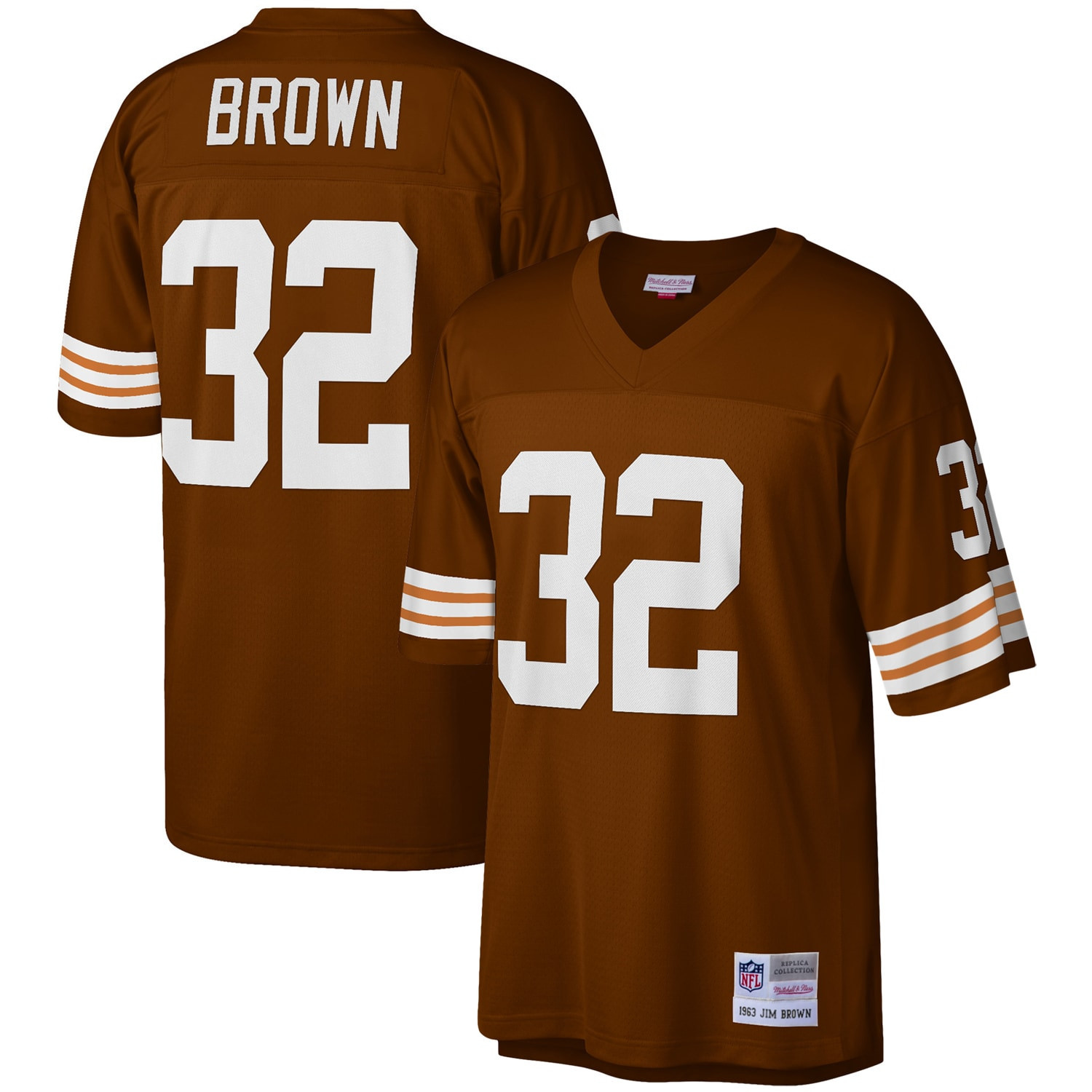 Jim Brown Cleveland Browns Mitchell & Ness Legacy Replica Jersey - Brown Nfl