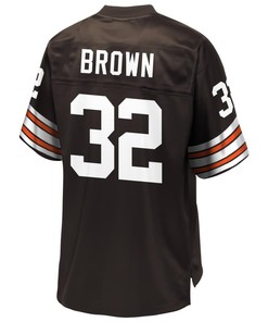 Jim Brown Cleveland Browns Nfl Pro Line Retired Player Jersey - Brown
