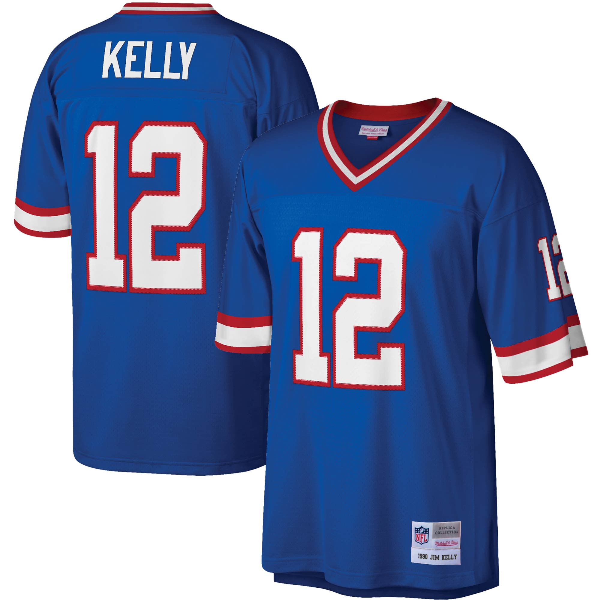Jim Kelly Buffalo Bills Mitchell & Ness 1990 Legacy Replica Jersey - Royal Nfl