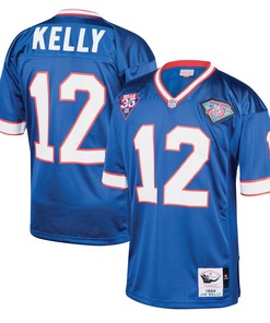 Jim Kelly Buffalo Bills Mitchell & Ness 1994 Authentic Throwback Retired Player Jersey - Royal Nfl