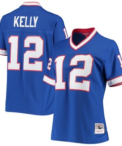 Jim Kelly Buffalo Bills Mitchell & Ness Womens 1990 Legacy Replica Jersey - Royal Nfl