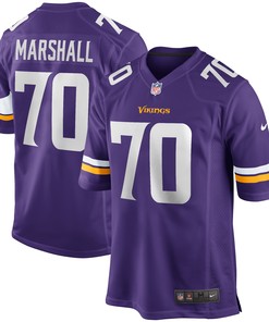 Jim Marshall Minnesota Vikings Game Retired Player Jersey - Purple Nfl