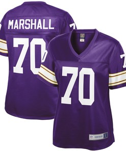 Jim Marshall Minnesota Vikings Nfl Pro Line Womens Retired Player Jersey - Purple Nfl