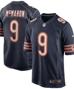 Jim Mcmahon Chicago Bears Game Retired Player Jersey - Navy Nfl