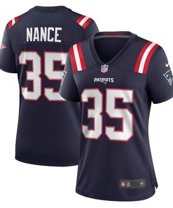 Jim Nance New England Patriots Womens Retired Player Jersey - Navy Nfl