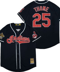 Jim Thome #25 2020 Mlb Black Jersey