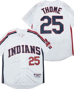 Jim Thome #25 2020 Mlb White Jersey