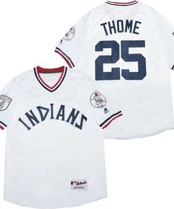 Jim Thome #25 2020 Mlb White Jersey