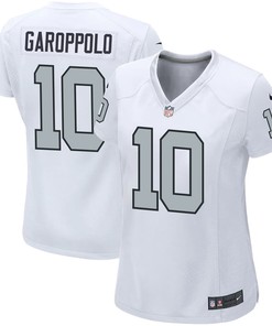 Jimmy Garoppolo 10 Las Vegas Raiders Alternate Game Women Jersey - White