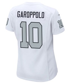 Jimmy Garoppolo 10 Las Vegas Raiders Alternate Game Women Jersey - White